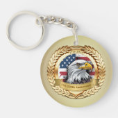 250ste Verjaardag USA Patriottisch | 1776–2026 Sleutelhanger (Voorkant)