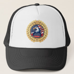 250ste Verjaardag USA Patriottisch 1776–2026 Trucker Pet