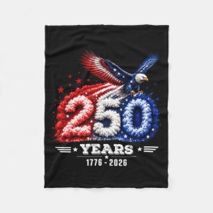 250ste verjaardag Usa patriottisch 250 jaar Fleece Deken