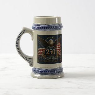 250ste verjaardag USA patriottisch aandenken Bierpul