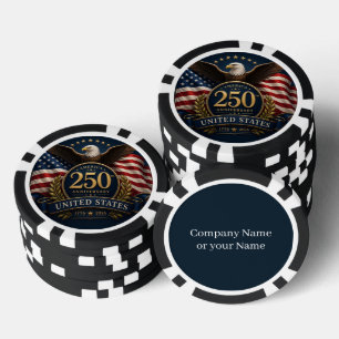 250ste verjaardag USA patriottisch aandenken Poker Chips