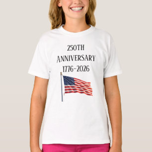 250ste verjaardag USA patriottisch aandenken T-shirt