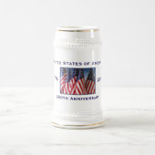 250ste verjaardag USA patriottisch Bierpul (Center)