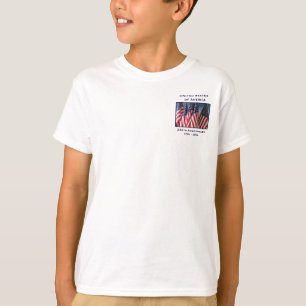250ste verjaardag USA patriottisch kind T-shirt