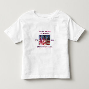 250ste verjaardag USA patriottisch  Kinder Shirts