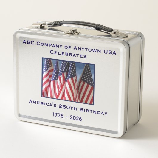 250ste verjaardag USA Patriottische Amerikaanse vl (Voorkant)