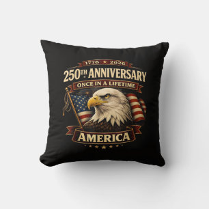 250ste Verjaardag USA T-shirt 250ste Amerika Kussen