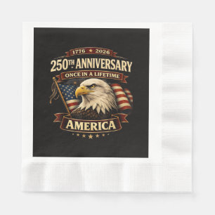 250ste Verjaardag USA T-shirt 250ste Amerika Servet