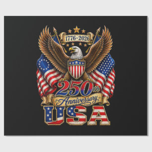 250ste verjaardag USA-vlag 250 jaar Amerikaans Cadeaupapier