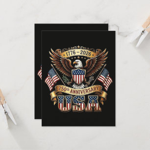 250ste verjaardag USA Vlag 250 jaar Amerikaans Kaart