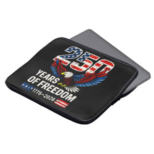 250ste verjaardag usa vlag amerikaans laptop sleeve