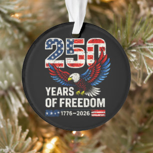 250ste verjaardag usa vlag amerikaans ornament