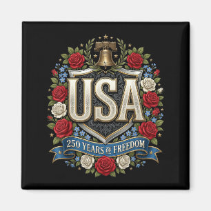 250ste verjaardag USA vrouwen patriottische vrijhe Magneet