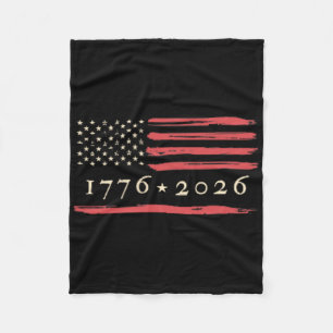 250ste verjaardag van Amerika 1776-2026 Amerikaans Fleece Deken