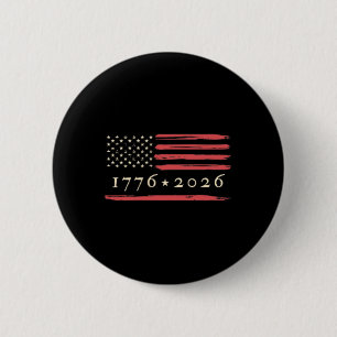 250ste verjaardag van Amerika 1776-2026 Amerikaans Ronde Button 5,7 Cm