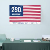 250ste Verjaardag Van Amerika Semiquincentennial Spandoek (Beurs)