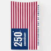 250ste Verjaardag Van Amerika Semiquincentennial Spandoek (Verticaal)