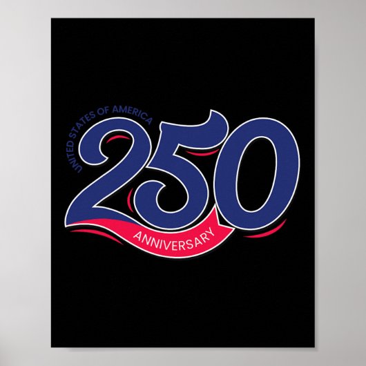 250ste verjaardag van Amerika Semiquincentennial V Poster (Voorkant)