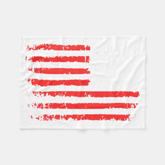 250ste verjaardag van Amerika Vlag van de VS Ameri Fleece Deken (Voorkant (Horizontaal))