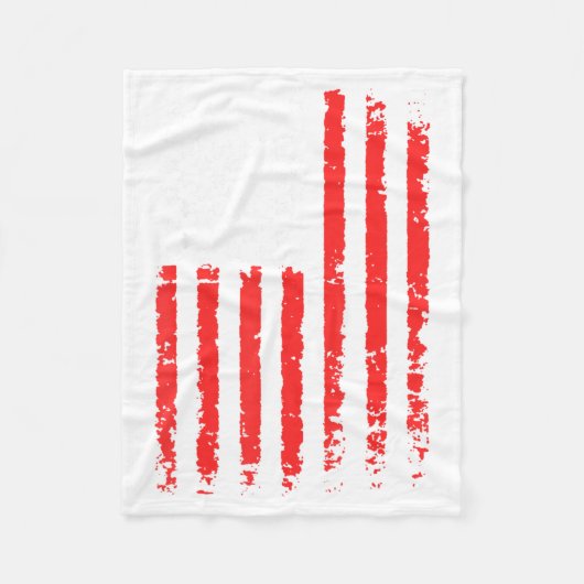 250ste verjaardag van Amerika Vlag van de VS Ameri Fleece Deken (Voorkant)