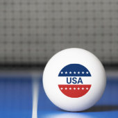 250ste verjaardag van de VS 1776 2026 Rood Wit Bla Pingpongbal (Net)