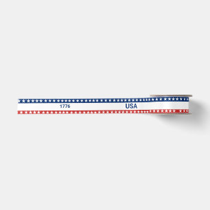 250ste verjaardag van de VS 1776 2026 Rood Wit Bla Satijnen Lint