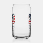 250ste verjaardag van de VS Blikvorm Glas (Links)