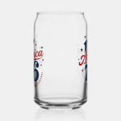 250ste verjaardag van de VS Blikvorm Glas (Links)