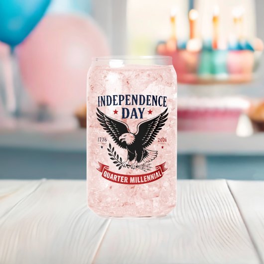250ste verjaardag van de VS Blikvorm Glas (Insitu (Baby Shower))