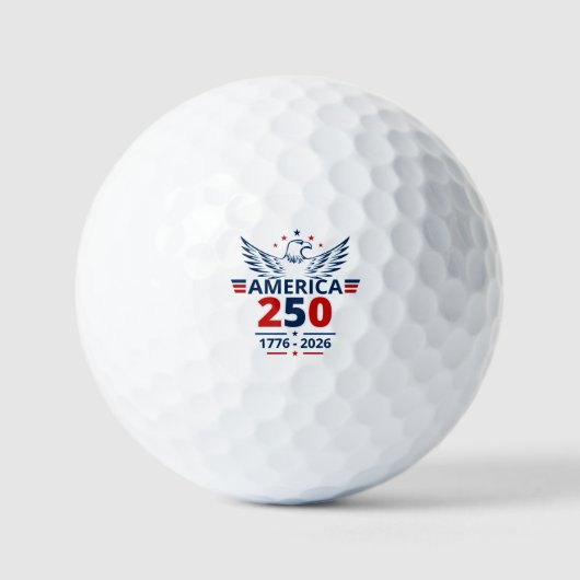 250ste verjaardag van de VS Golfballen (Voorkant)