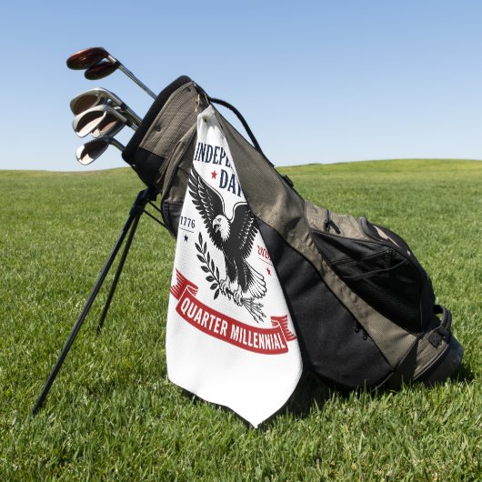 250ste verjaardag van de VS Golfhanddoek (Groen)
