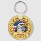 250ste verjaardag van de VS Patriottisch | 1776–20 Sleutelhanger (Voorkant)