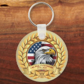 250ste verjaardag van de VS Patriottisch | 1776–20 Sleutelhanger (Voorkant)
