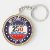 250ste verjaardag van de VS Patriottisch | 1776–20 Sleutelhanger (Achterkant)