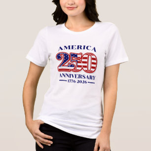 250ste verjaardag van de VS Patriottisch 1776–20 Tri-Blend Shirt