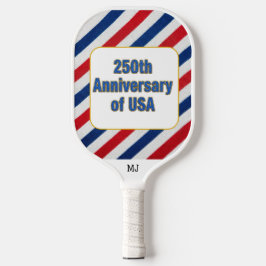 250ste verjaardag van de VS Speler Initialen Pickleball Paddle