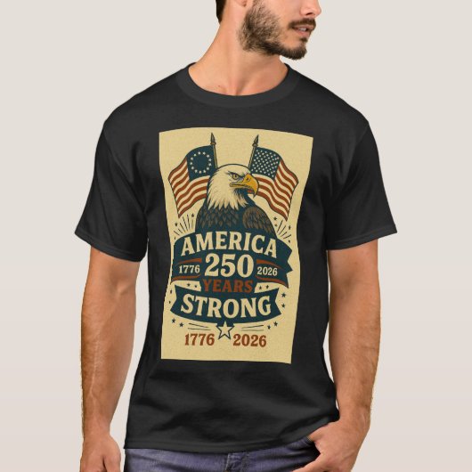 250ste verjaardag van de VS T-shirt (Voorkant)
