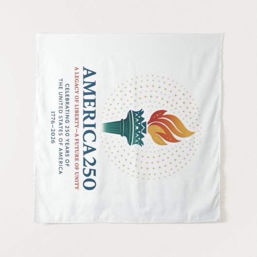 250ste verjaardag van de VS Wandkleed (Voorkant (horizontaal))