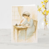 250ste verjaardag van Jane Austen Kaart (Gele Bloem)
