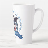 250ste verjaardag Verenigde Staten Latte Mok (Rechts)