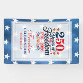 250ste Verjaardag Vrijheidspartij Spandoek (Horizontaal)
