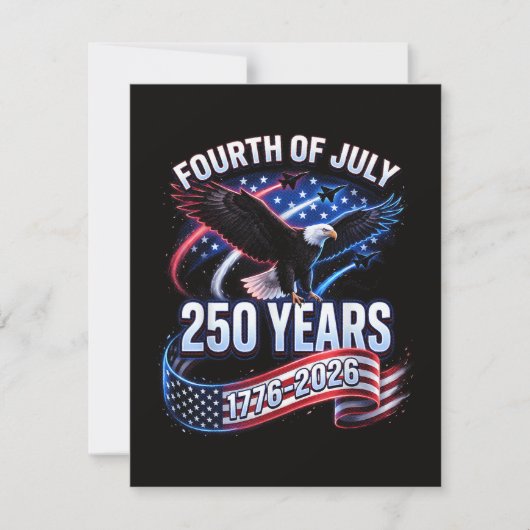 250ste verjaardag VS 1776-2026 Patriottische Ameri Kaart (Voorkant)