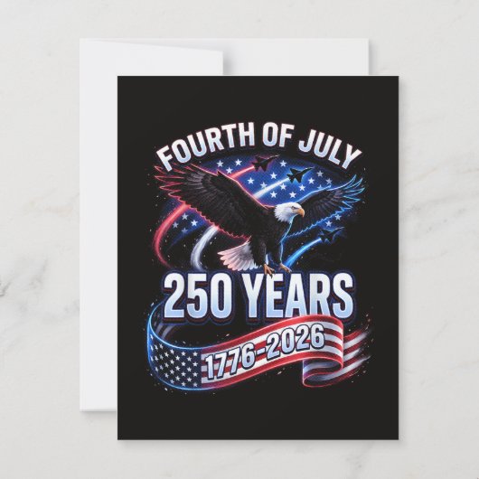 250ste verjaardag VS 1776-2026 Patriottische Ameri Kaart (Achterkant)