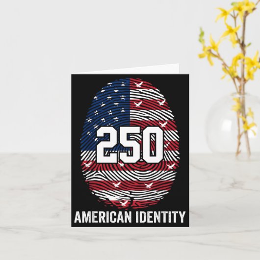 250ste verjaardag VS 1776-2026 Patriottische Ameri Kaart (Gele Bloem)