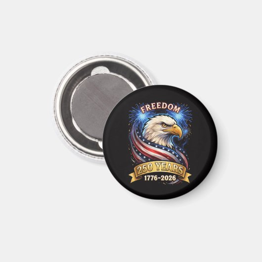 250ste verjaardag VS 1776-2026 Patriottische Ameri Magneet (Voorkant / Achterkant)