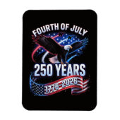 250ste verjaardag VS 1776-2026 Patriottische Ameri Magneet (Verticaal)