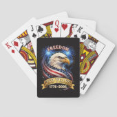 250ste verjaardag VS 1776-2026 Patriottische Ameri Pokerkaarten (Achterkant)