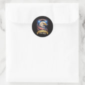 250ste verjaardag VS 1776-2026 Patriottische Ameri Ronde Sticker (Tas)