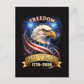 250ste verjaardag VS 1776-2026 Patriottische Ameri Uitnodiging Briefkaart (Voorkant)