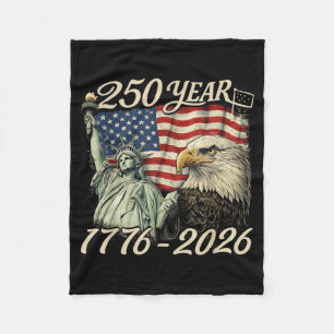 250ste verjaardag VS 250 jaar Amerikaans 4 juli Fleece Deken